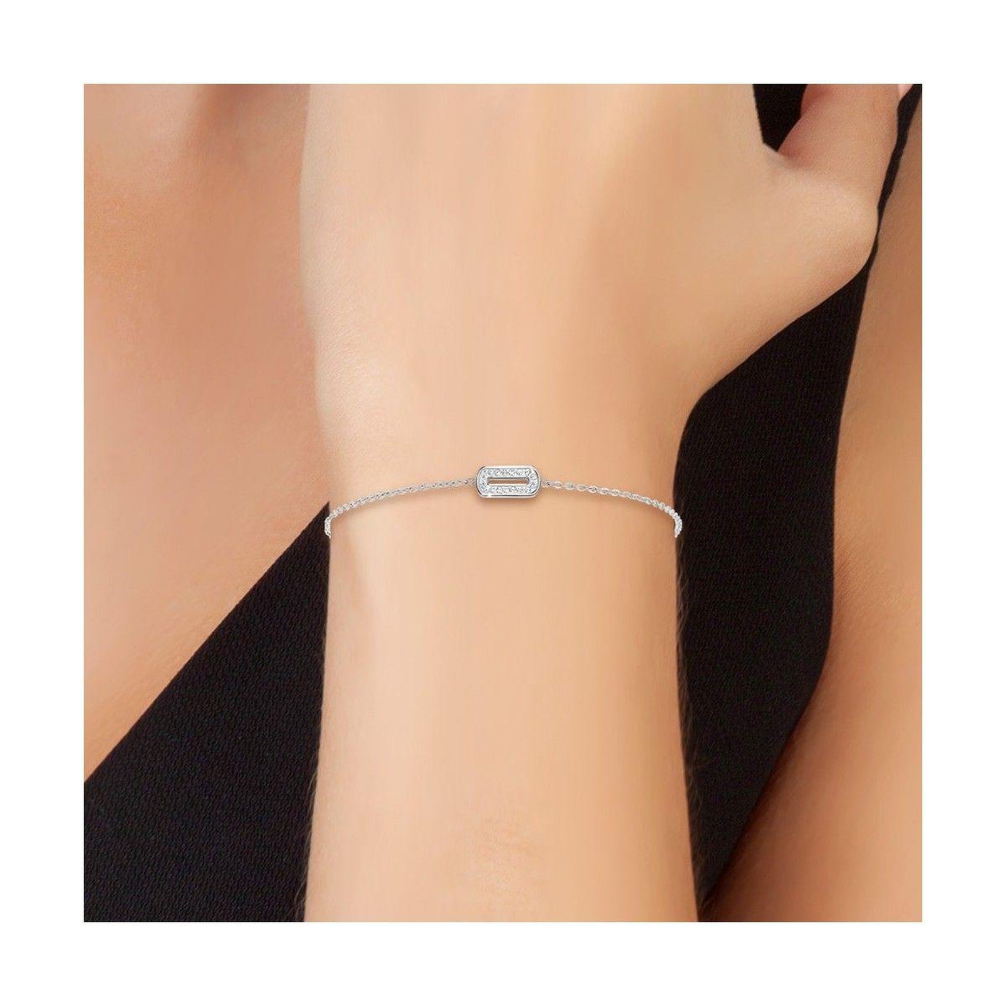 Voir la diapositive 2 : SC CRYSTAL Bracelet en acier inoxydable par SC Crystal