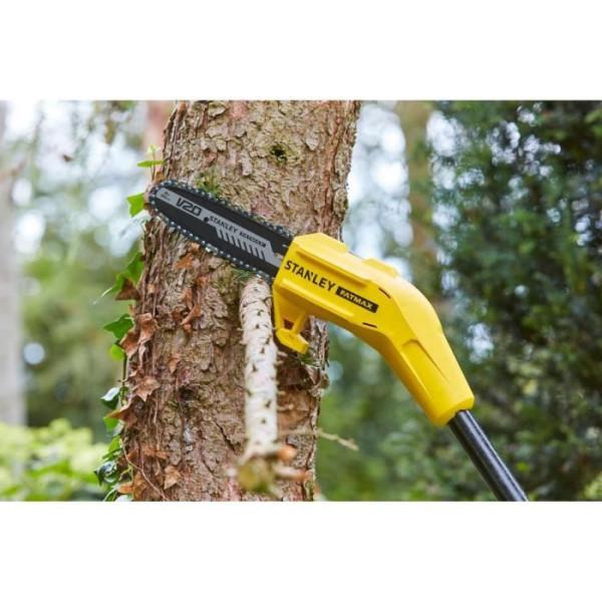 Voir la diapositive 4 : STANLEY FATMAX Élagueuse sur perche sans fil - stanley fatmax - sfmcps415b-xj - 18v - chaîne 20cm - jusqu'a 4,5m - sans batterie