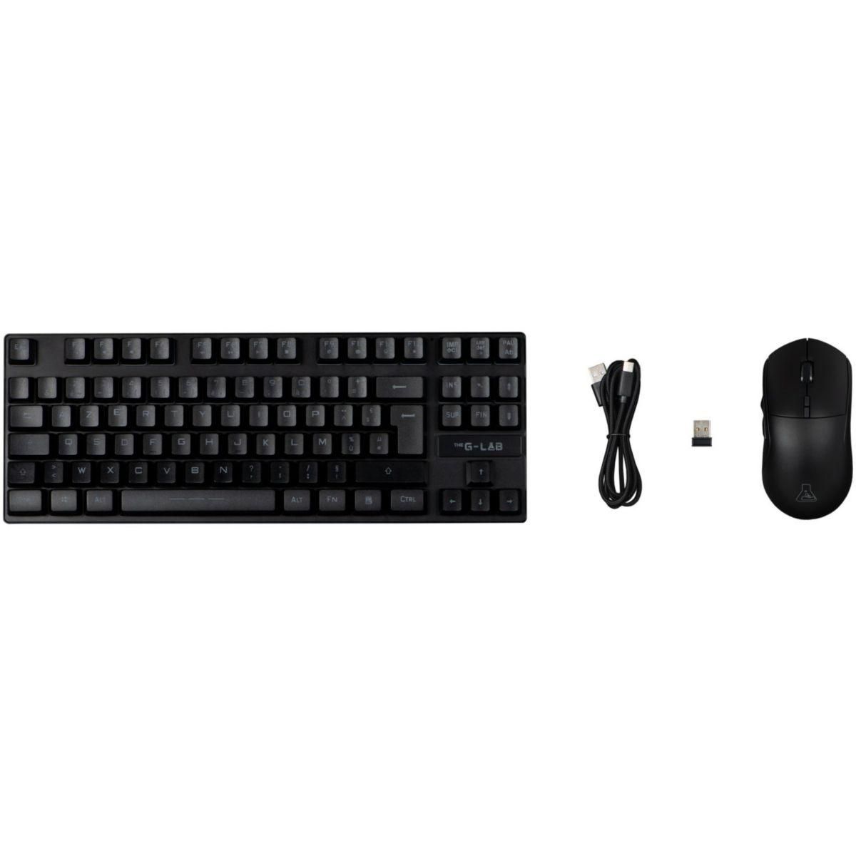 THE G-LAB Pack clavier et souris gamer COMBO OXYGEN EX