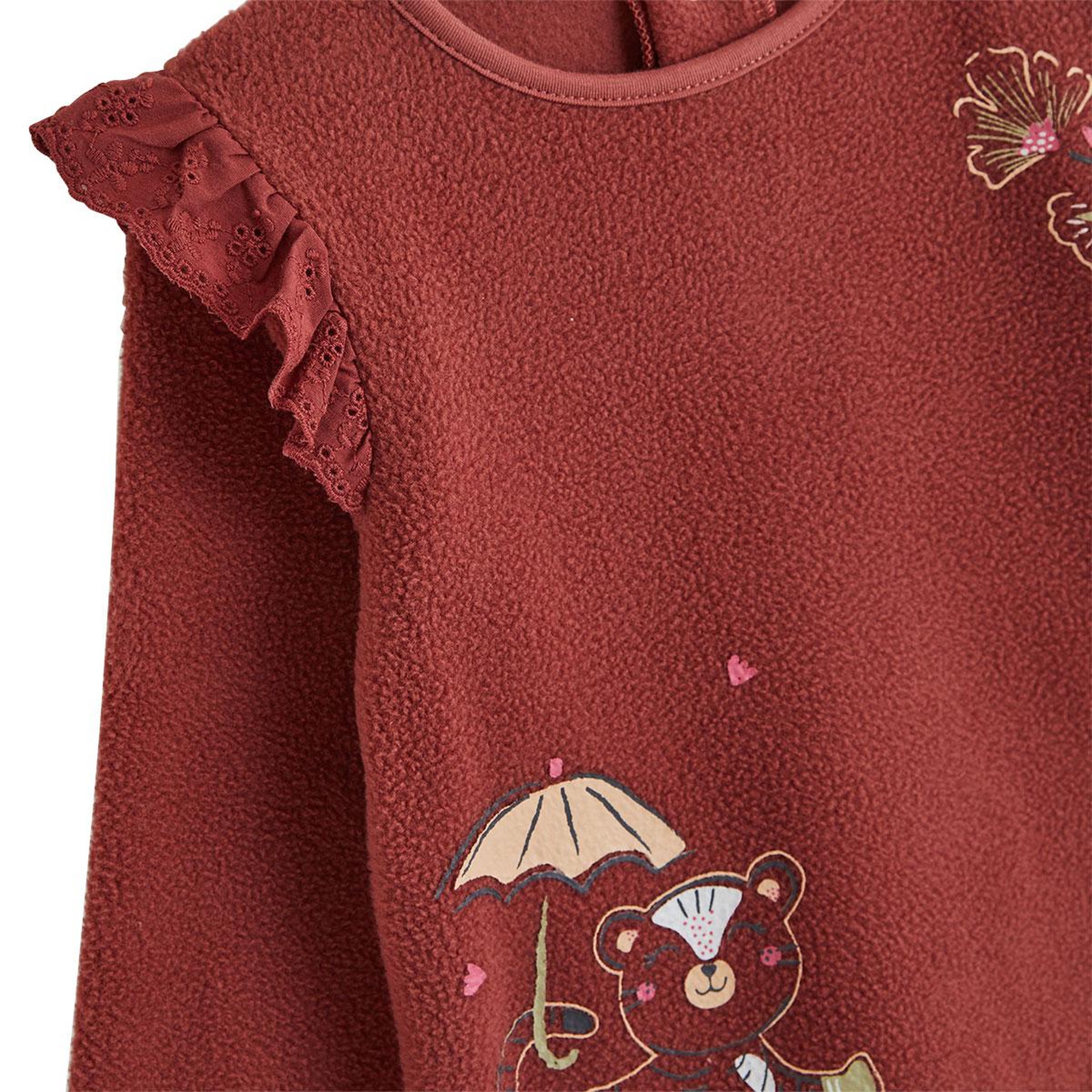 Voir la diapositive 2 : PETIT BEGUIN Lot de 2 pyjamas enfant 2 pièces en polaire léa