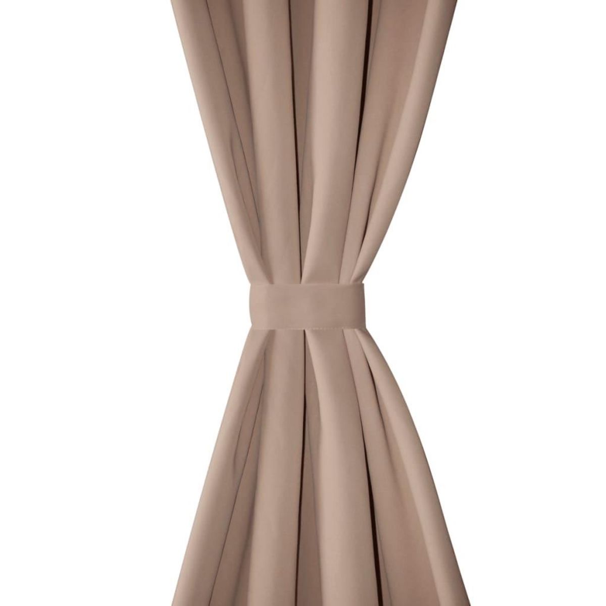 VIDAXL Rideau occultant avec œillets metalliques 270 x 245 cm Creme