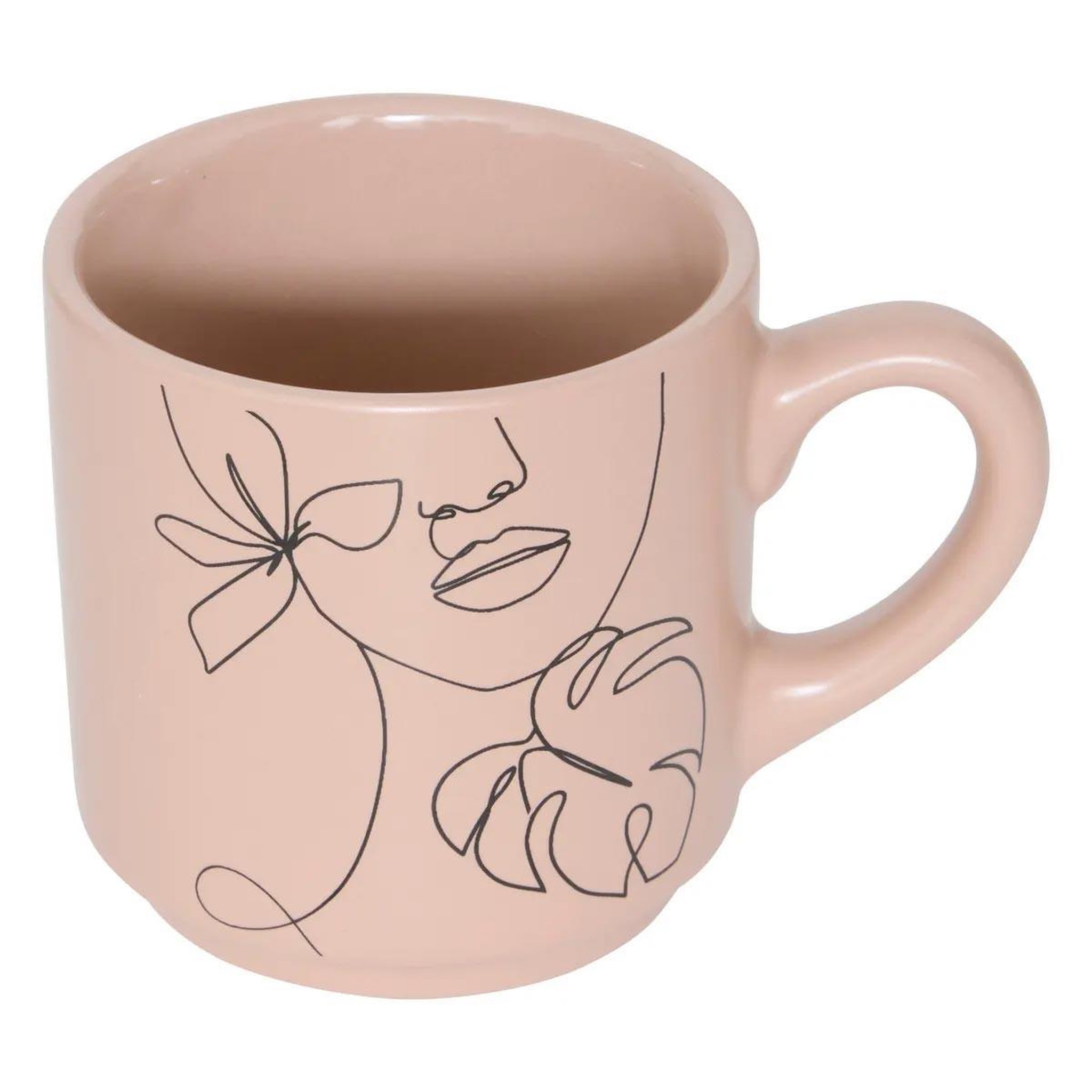 Voir la diapositive 3 : SECRET DE GOURMET Lot de 4 mugs sur rack  visage  12cl multicolore