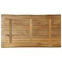 Voir la diapositive 5 : VIDAXL Dessus de table bord vivant 100x60x3,8 cm bois de manguier brut