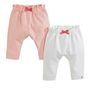 Voir la diapositive 1 : IN EXTENSO Lot de 2 pantalons bébé fille