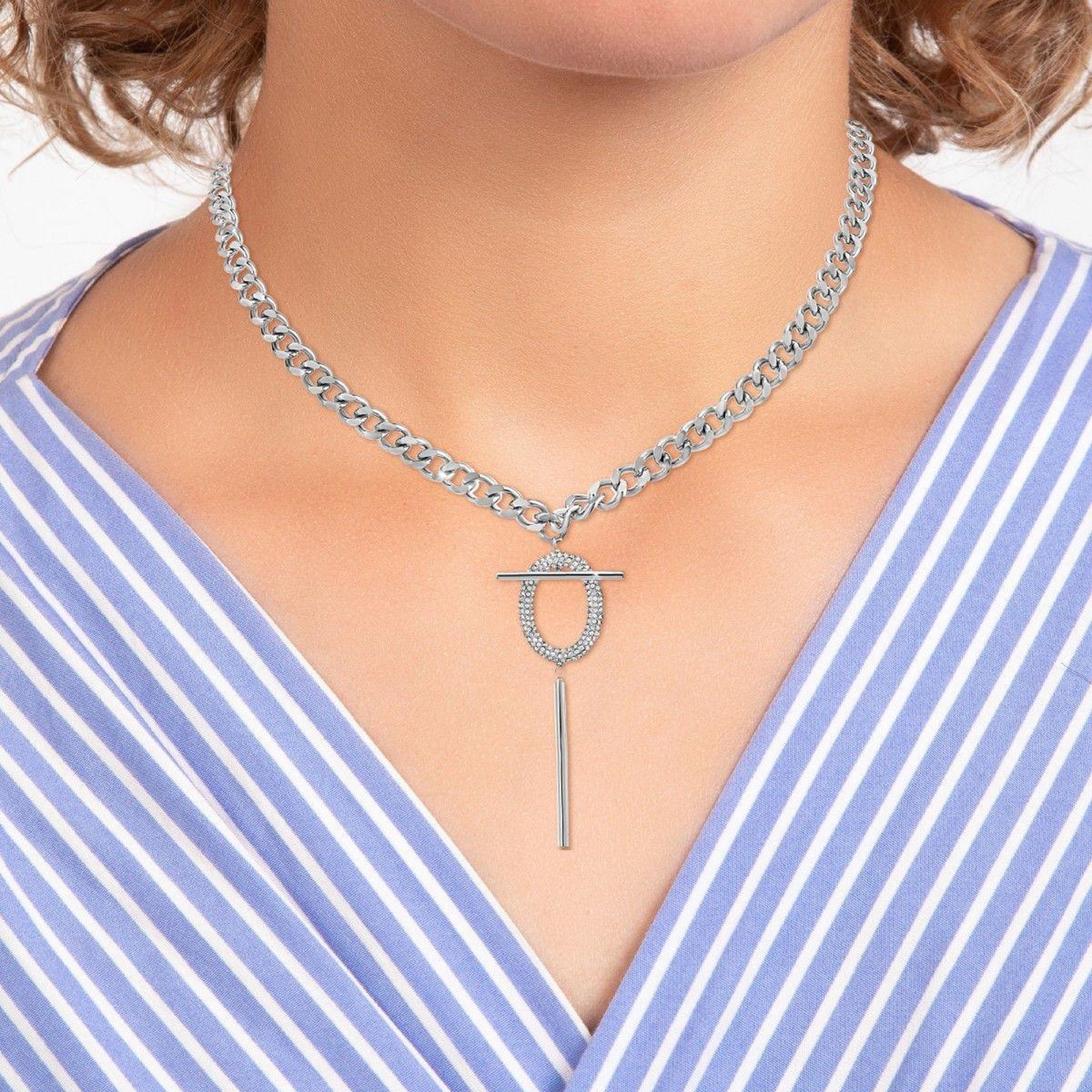 Voir la diapositive 2 : SC CRYSTAL Collier par SC Crystal orné de Zirconium