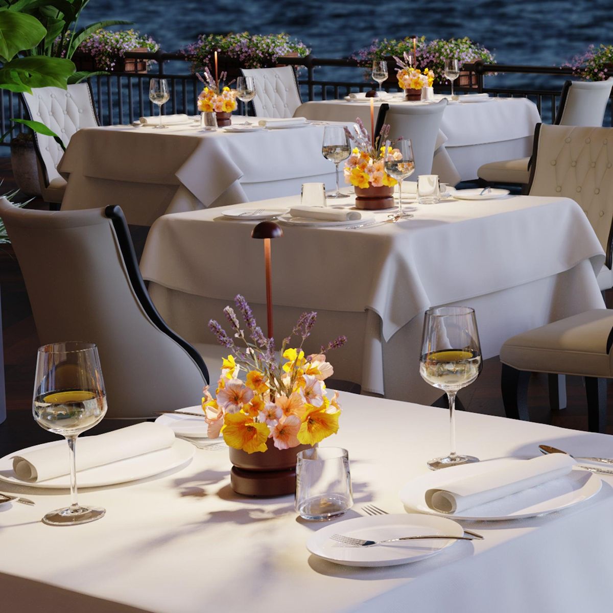 Lumisky Lampe de table sans fil LED BASKET BLACK en aluminium noir – Design Franco Pagliarini – Dimmable – Blanc chaud – IP65 – H31 cm