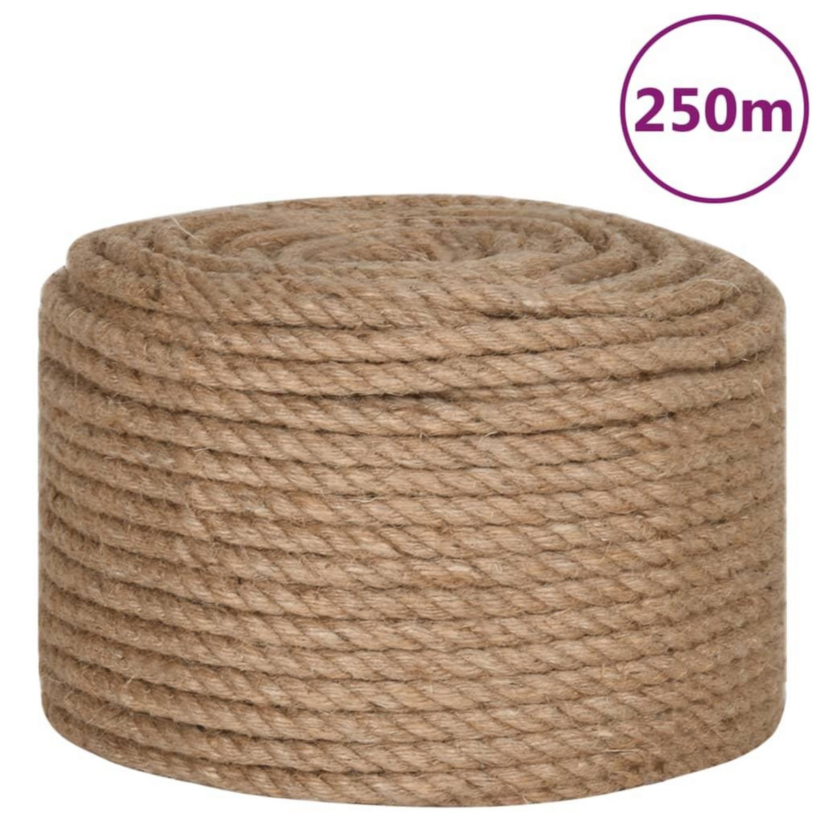 VIDAXL Corde 100 % jute 14 mm 250 m