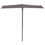 Voir la diapositive 1 : MADISON Madison Parasol de balcon Sun Wave 270 x 150 cm Taupe PAC3P015