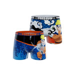FREEGUN Lot de 2 boxers enfant Naruto Classic Naruto. Coloris disponibles : Bleu