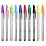 Voir la diapositive 6 : BIC Lot de 10 stylos bille pointe large CRISTAL MULTICOLOUR couleurs assorties