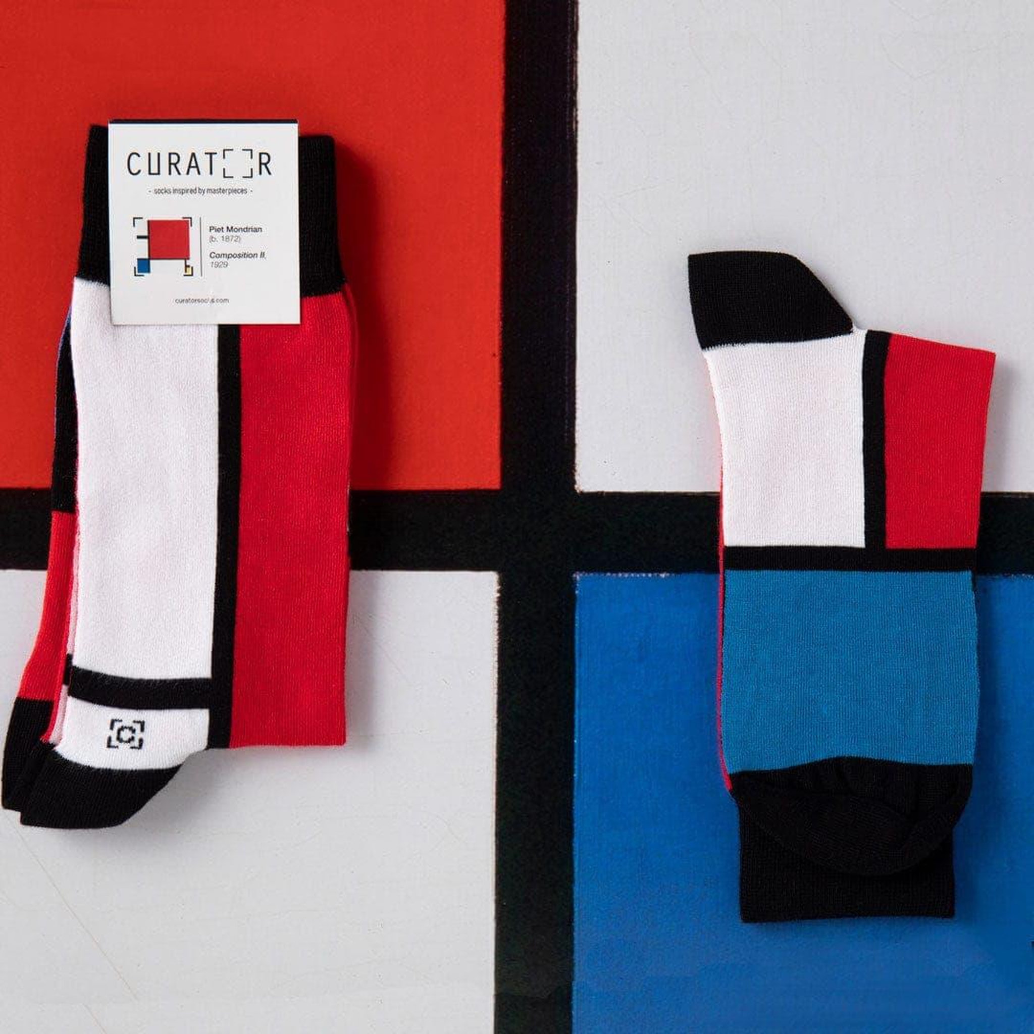 Voir la diapositive 6 : SOCK AFFAIRS Chaussettes composition ii, mondrian