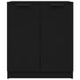 Voir la diapositive 3 : VIDAXL Buffet Noir 60x30x70 cm Bois d'ingenierie