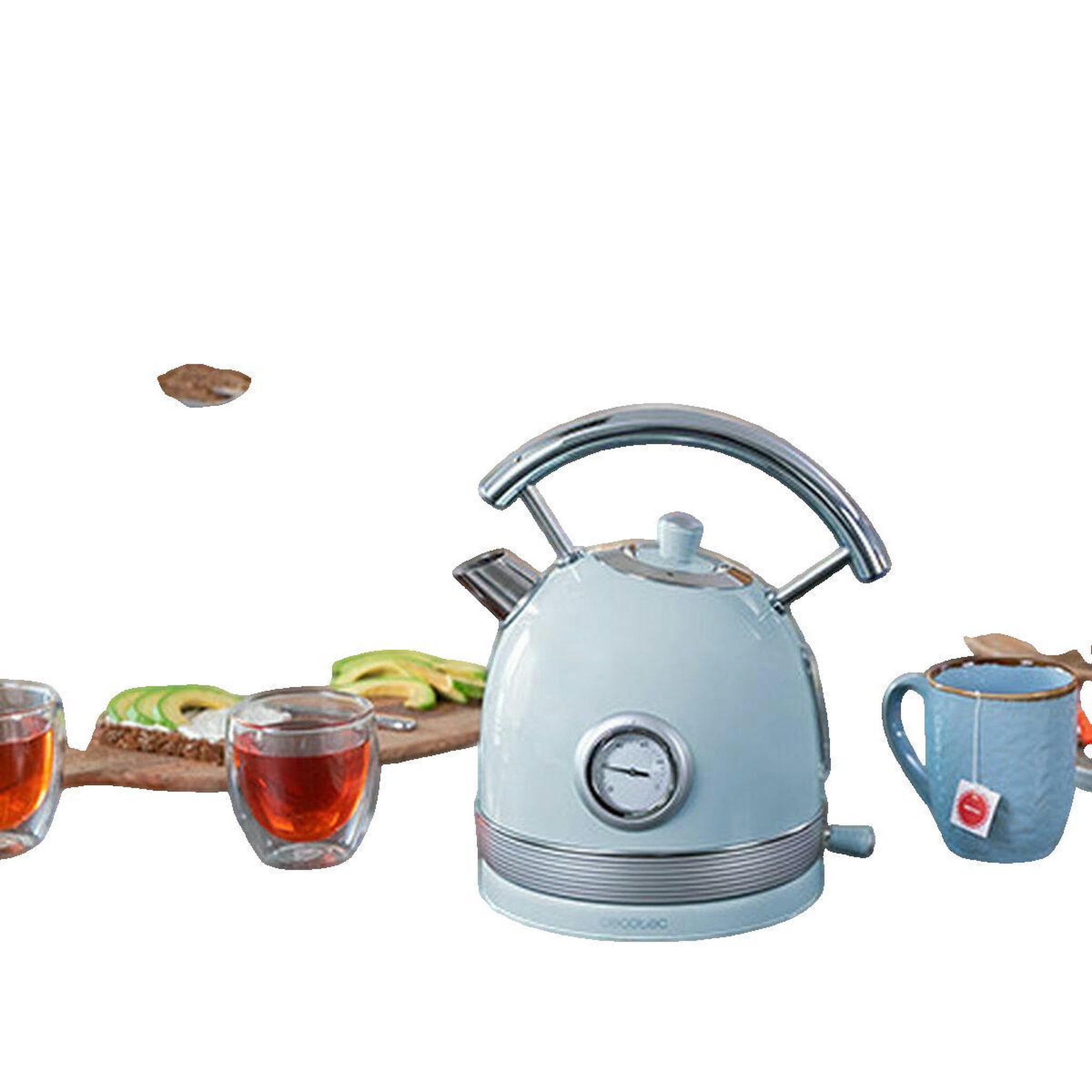 Voir la diapositive 2 : CECOTEC Bouilloire Cecotec Thermosense 420 Bleu Clair 1,8 L 2200 W