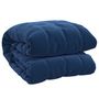 Voir la diapositive 2 : VIDAXL Couverture lestee Bleu 135x200 cm 10 kg Tissu