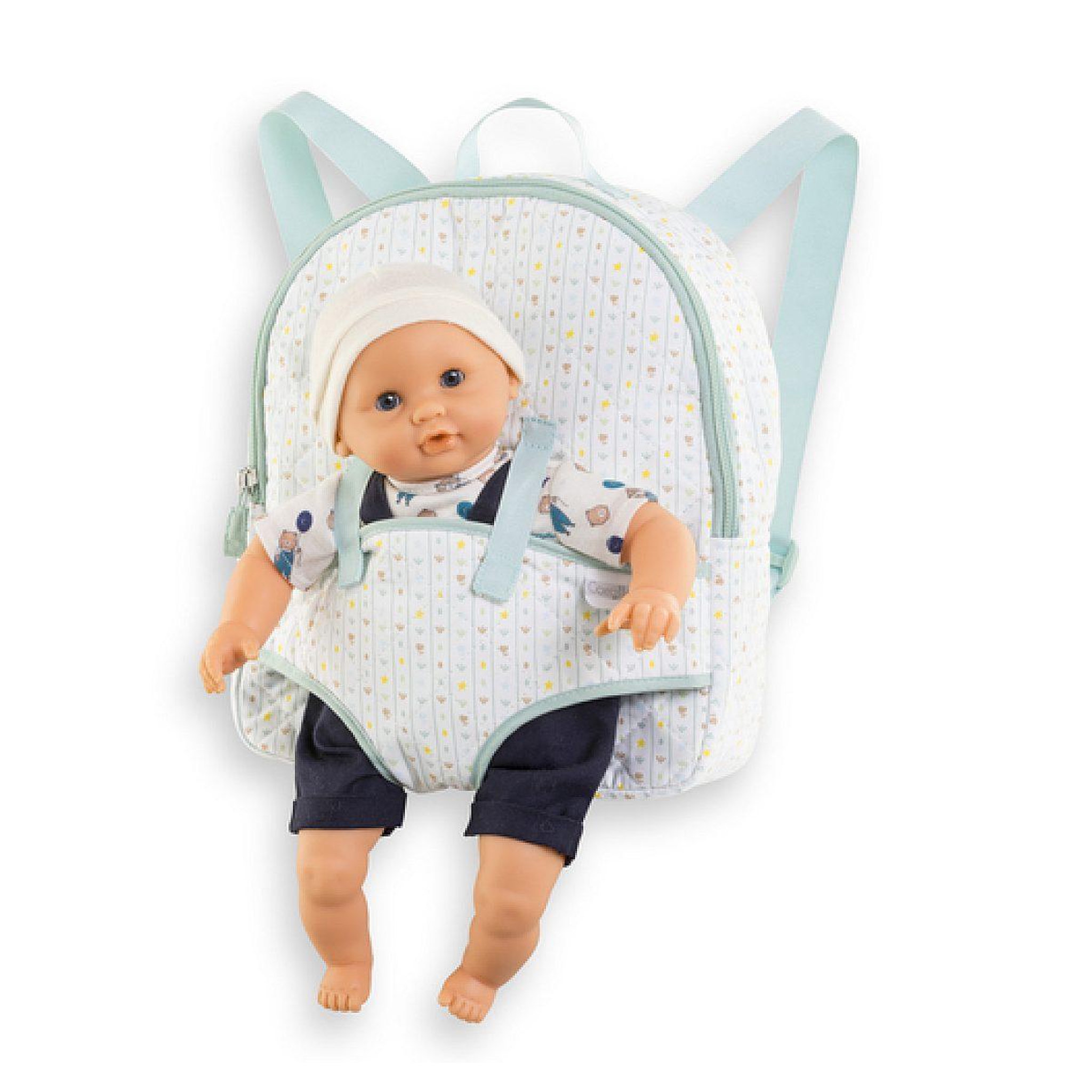 Voir la diapositive 4 : Corolle Bb30 sac a dos porte-poupon etoiles