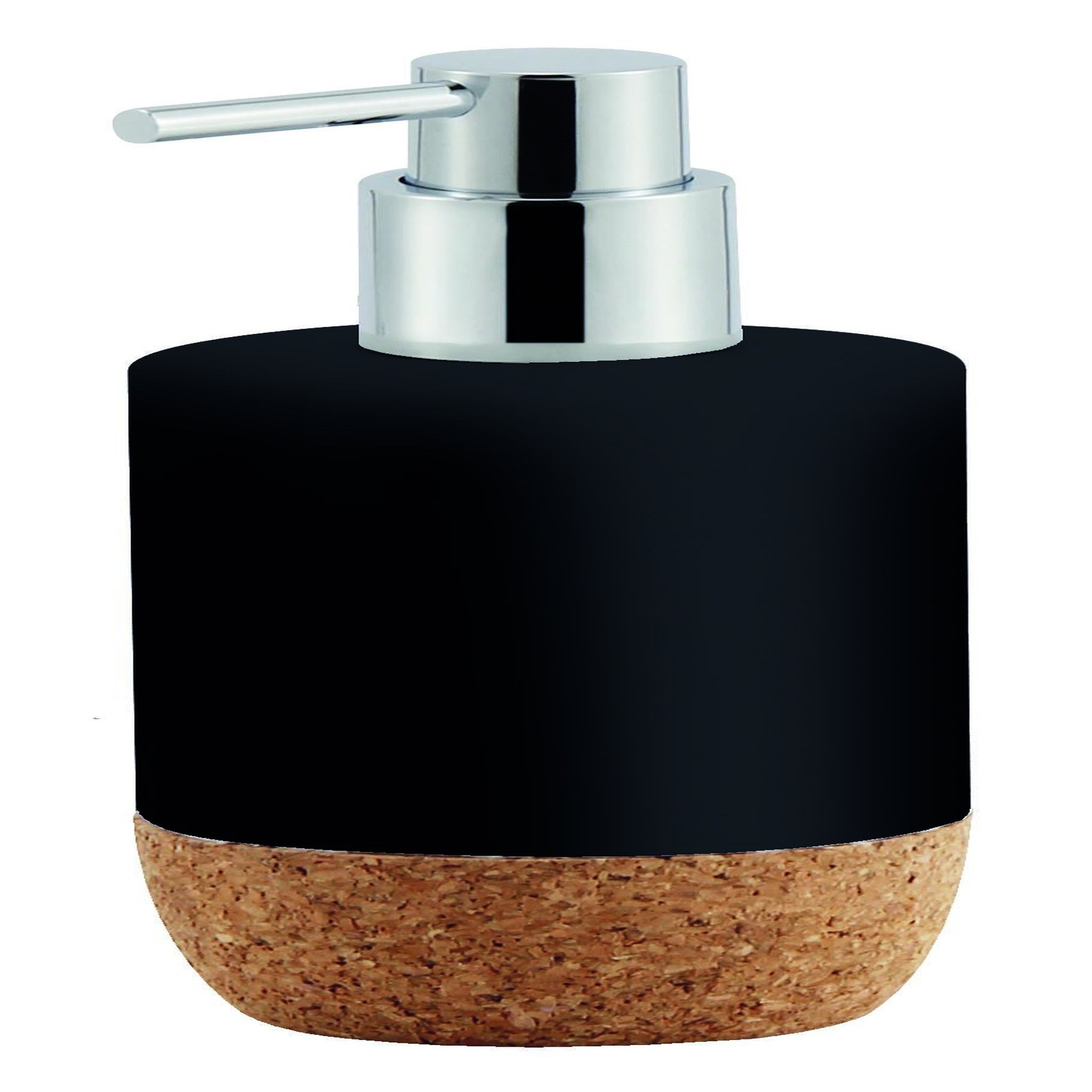 CENTRALE BRICO Distributeur de savon céramique Odemira, noir