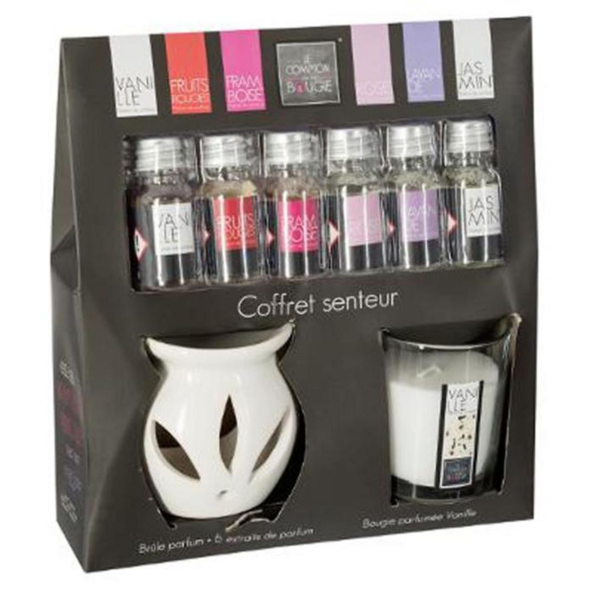 COMPTOIR DE LA BOUGIE Coffret Senteur 8 Pièces  Bien-être  23cm Vanille