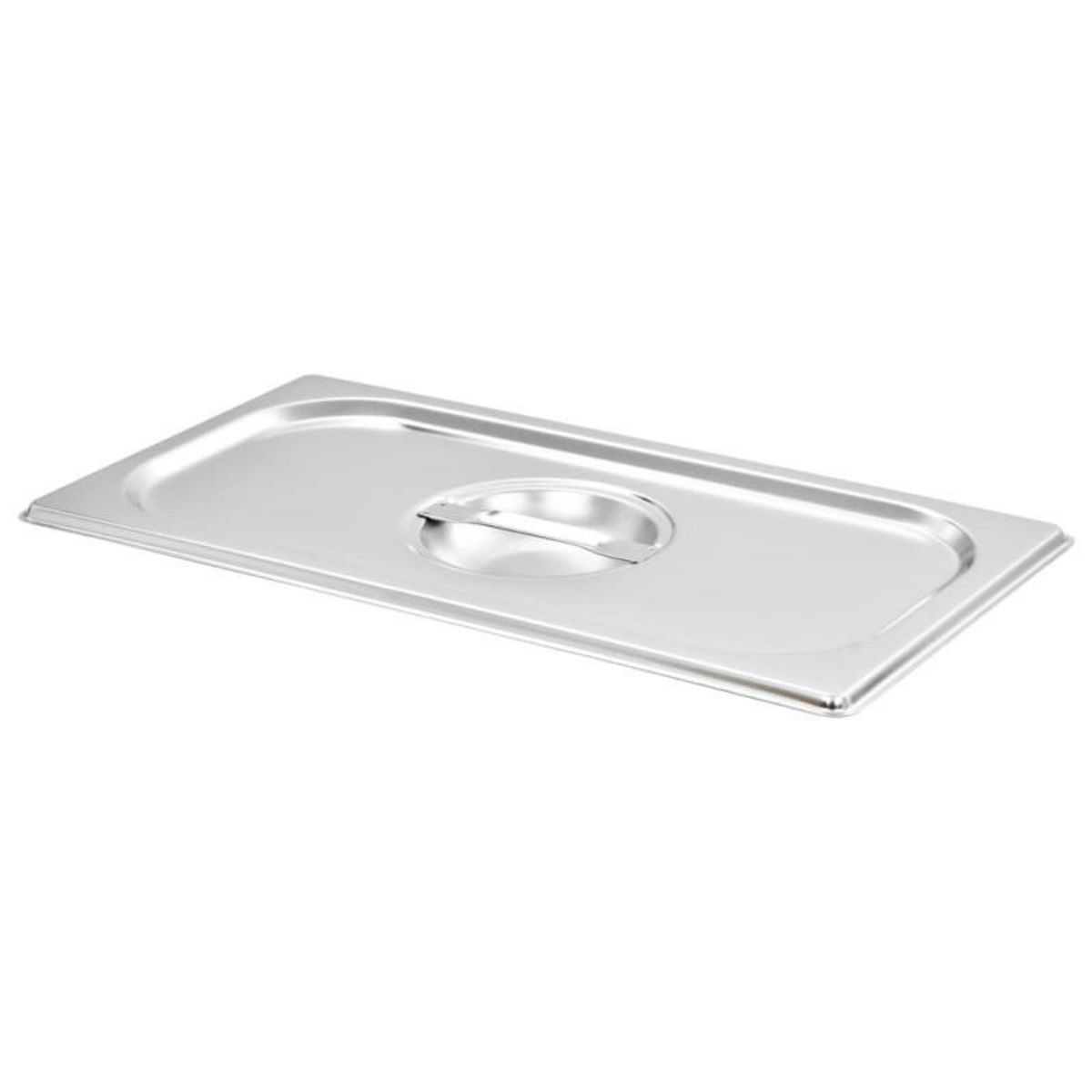 VIDAXL Couvercles de plateau 4 pcs GN 1 3 Acier inoxydable