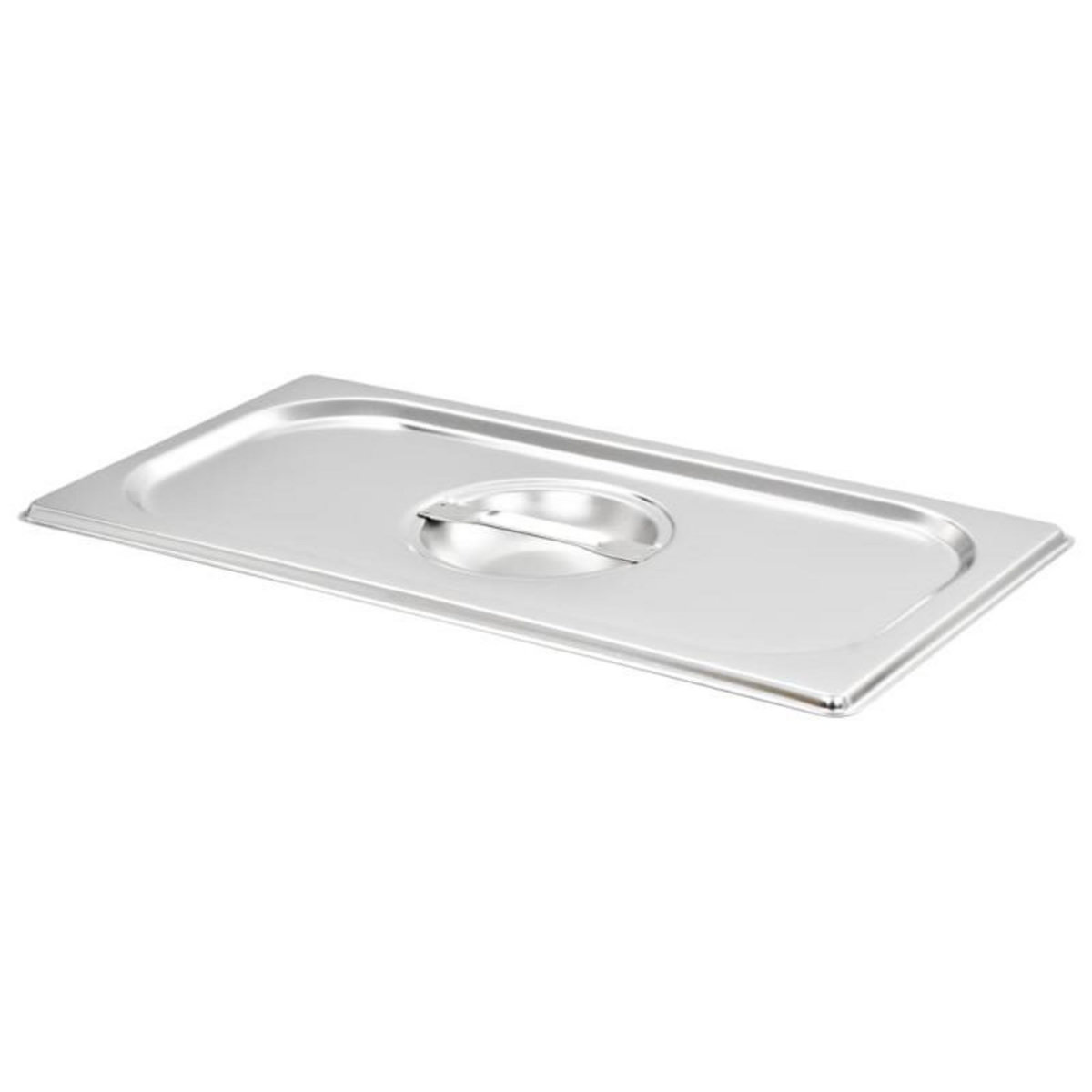 VIDAXL Couvercles de plateau 4 pcs GN 1 3 Acier inoxydable