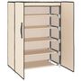 Voir la diapositive 5 : VIDAXL Armoire a chaussures Creme 60x28x90 cm Tissu