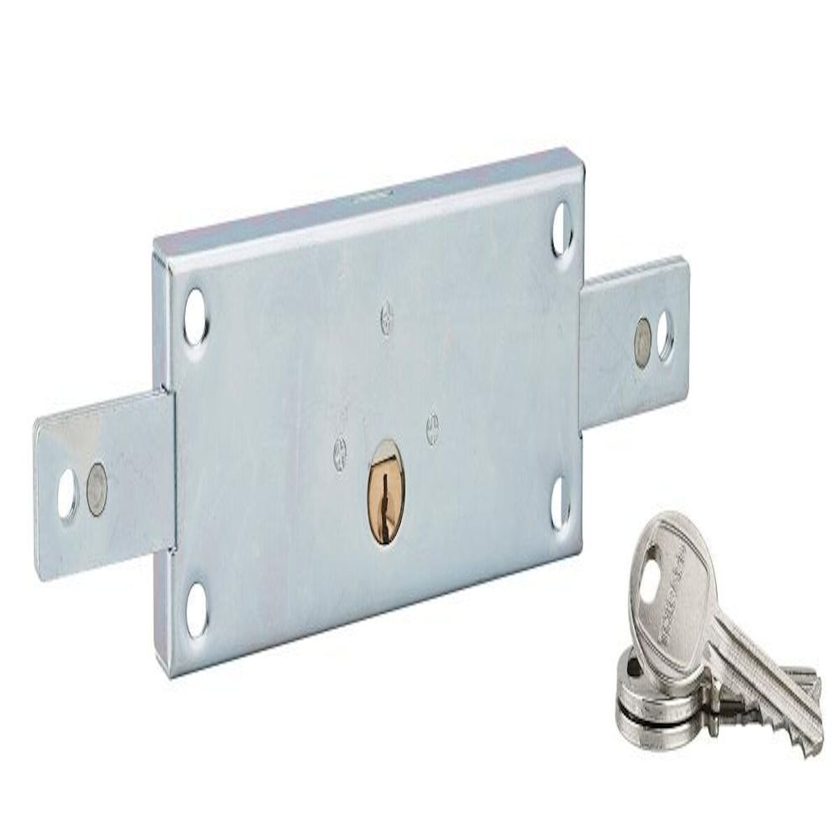 THIRARD Serrure en applique THIRARD, axe 80 mm, à clé, ouverture vertical