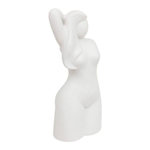 ATMOSPHERA Statuette Femme en Céramique  Soleya  28cm Blanc