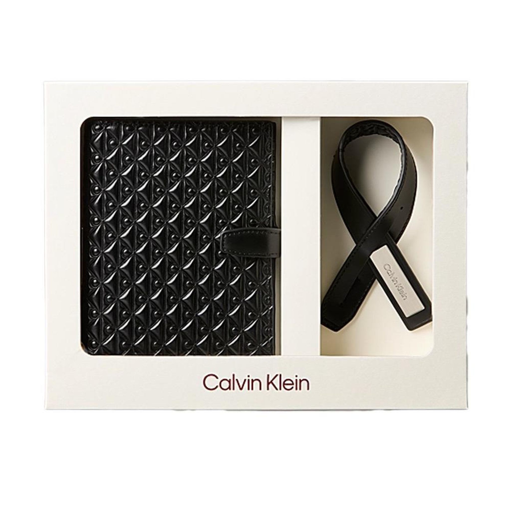 CALVIN KLEIN JEANS Coffret Etui passeport + Étiquette à bagages Noir Homme Calvin Klein Jeans. Coloris disponibles : Noir