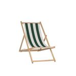 Jardin prive Transat JARDIN PRIVE Chilienne Cancale - Toile fixe - Vert