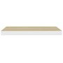 Voir la diapositive 5 : VIDAXL Etageres flottantes 2 pcs chene et blanc 60x23,5x3,8 cm MDF