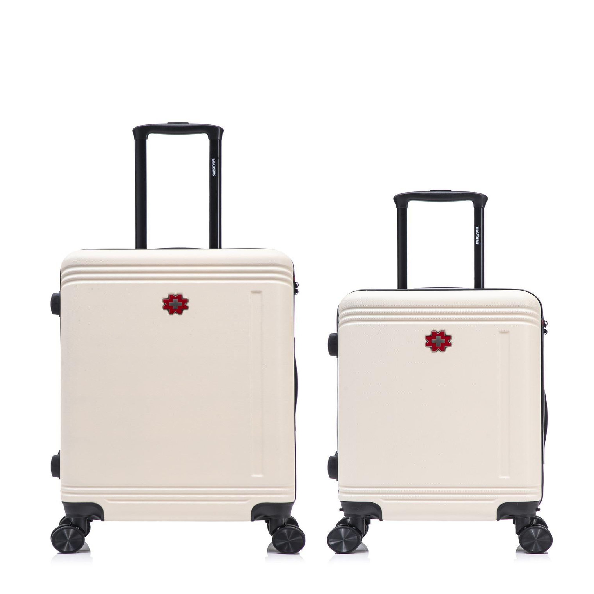 SWISS KOPPER Lot de 2 Valises Rigides Taille Moyenne et Cabine GSTAAD