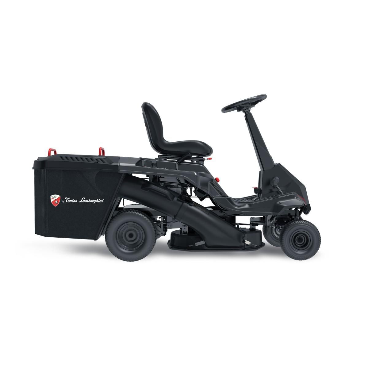Lamborghini Tracteur Tondeuse Thermique Autoportée Essence 7CV 224Cm3 4 Vitesses + 1 Mulching Ejection latérale Lamborghini