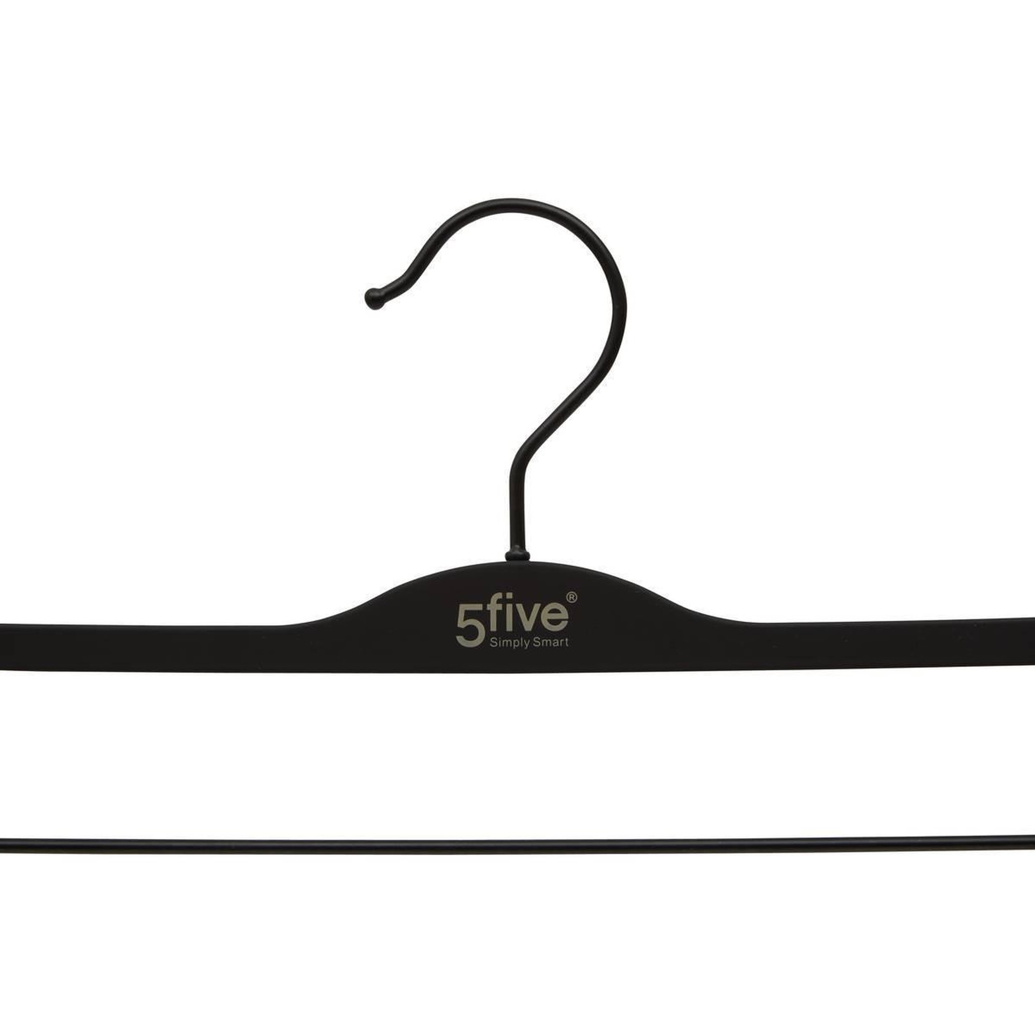 Voir la diapositive 3 : FIVE Lot de 2 Cintres à Pince  Hang'clip  37cm Noir