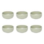 SECRET DE GOURMET Lot de 6 Coupelles en Grès  Alix  14cm Vert Olive