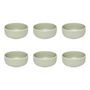 Voir la diapositive 1 : SECRET DE GOURMET Lot de 6 Coupelles en Grès  Alix  14cm Vert Olive