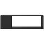 Voir la diapositive 3 : VIDAXL Meuble TV Noir 100x24x32 cm Bois d'ingenierie