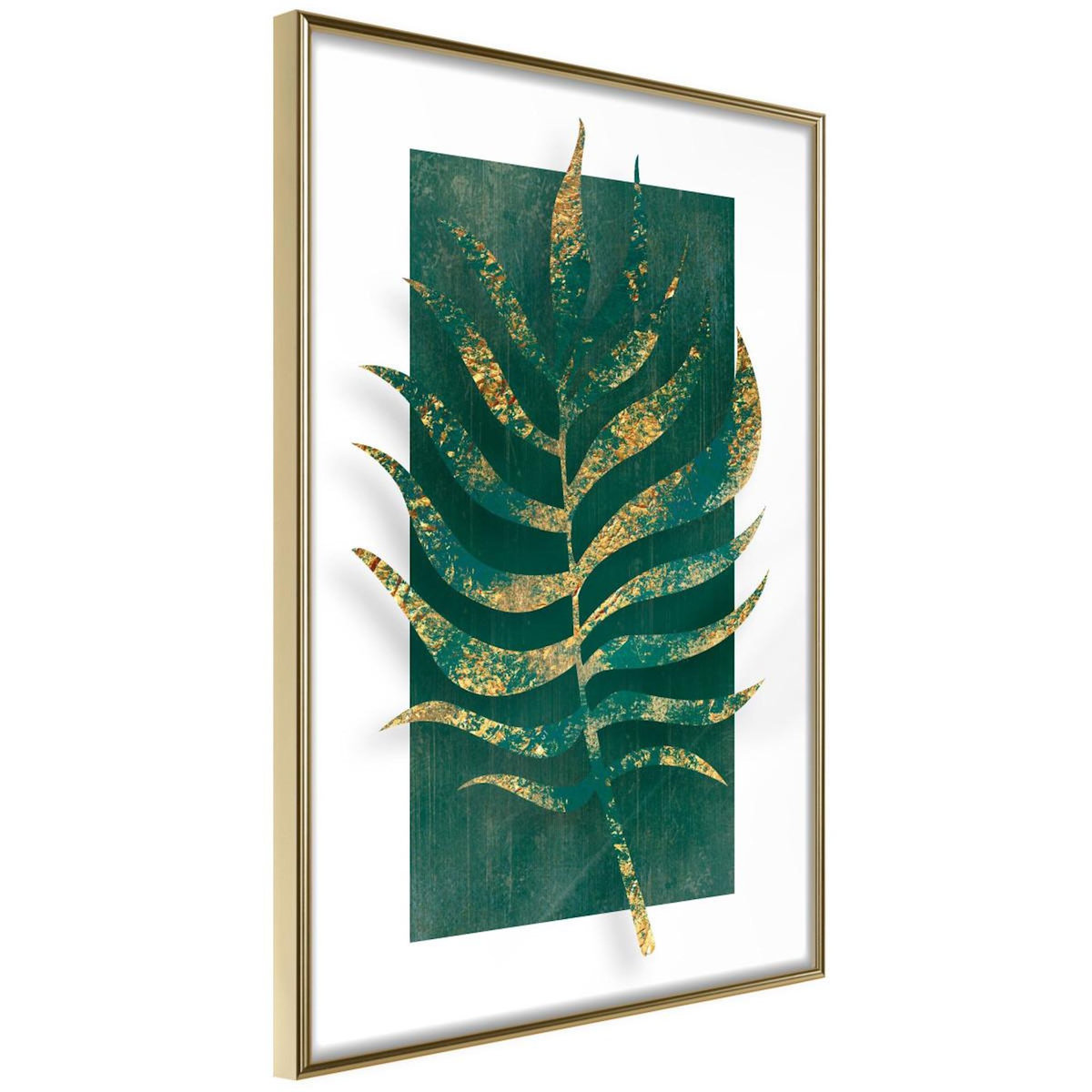 Paris Prix Affiche Murale Encadrée  Gilded Palm Leaf