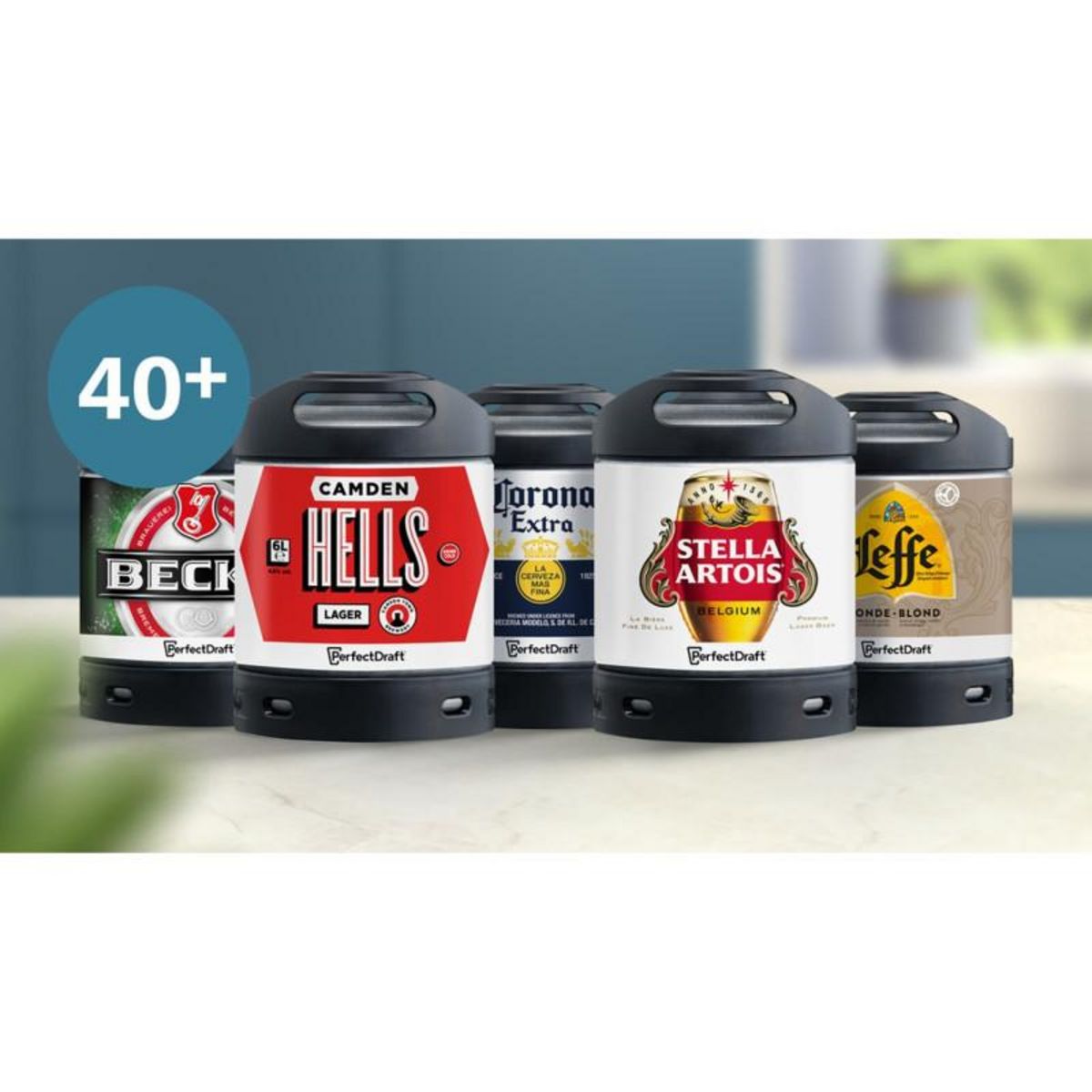 Philips Tireuse à bière HD3720/26 PerfectDraft Série 7000 métal, contrôle de température, 6L