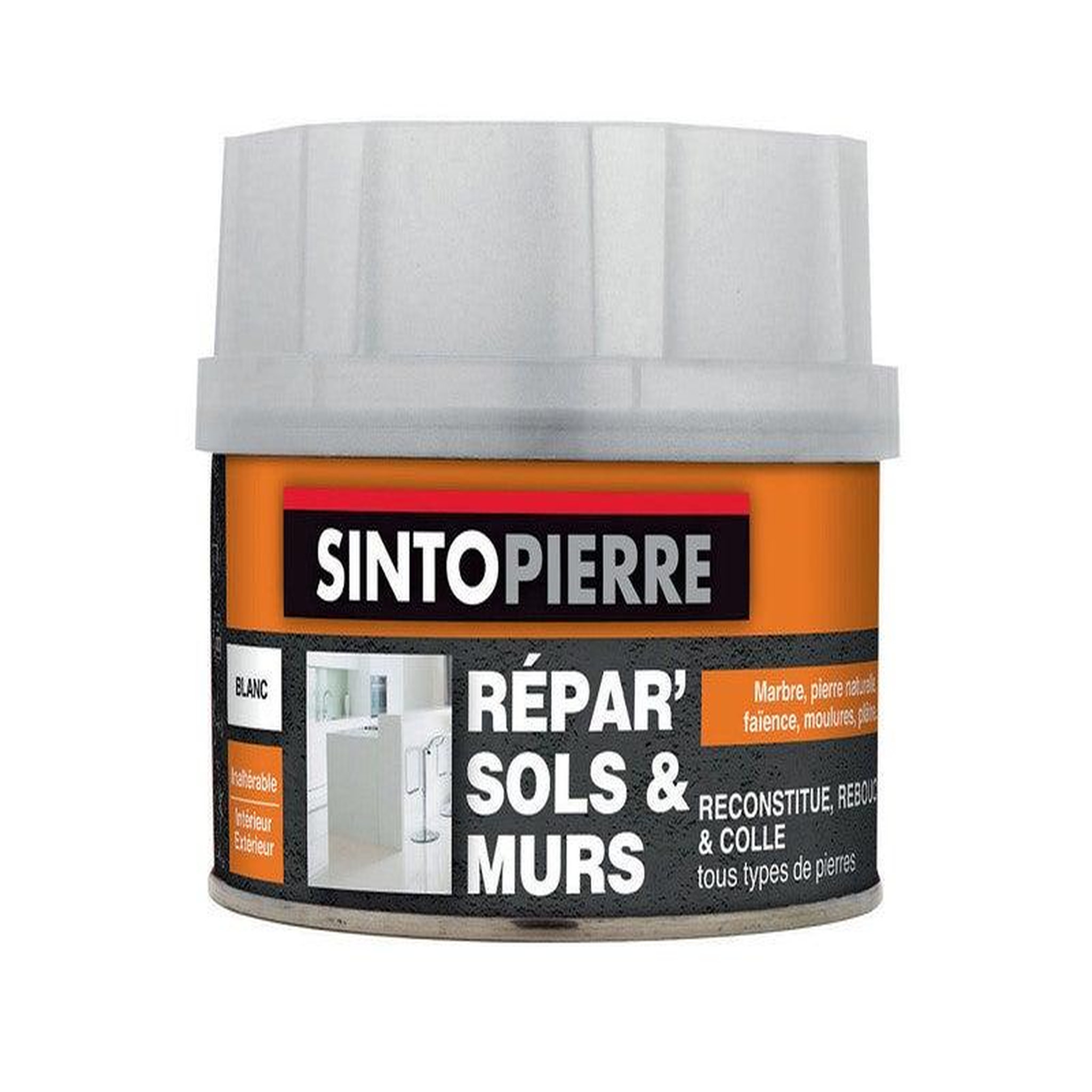 CENTRALE BRICO Mastic reparation Sintopierre blanc boite 280g/170ml
