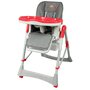 Voir la diapositive 2 : BAMBISOL Chaise haute bébé rouge/gris Carrousel 