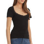 Voir la diapositive 1 : MORGAN T-shirt Noir Femme Morgan Damour