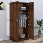 Voir la diapositive 5 : VIDAXL Garde-robe Chene marron 80x52x180 cm Bois d'ingenierie