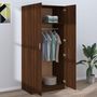 Voir la diapositive 5 : VIDAXL Garde-robe Chene marron 80x52x180 cm Bois d'ingenierie