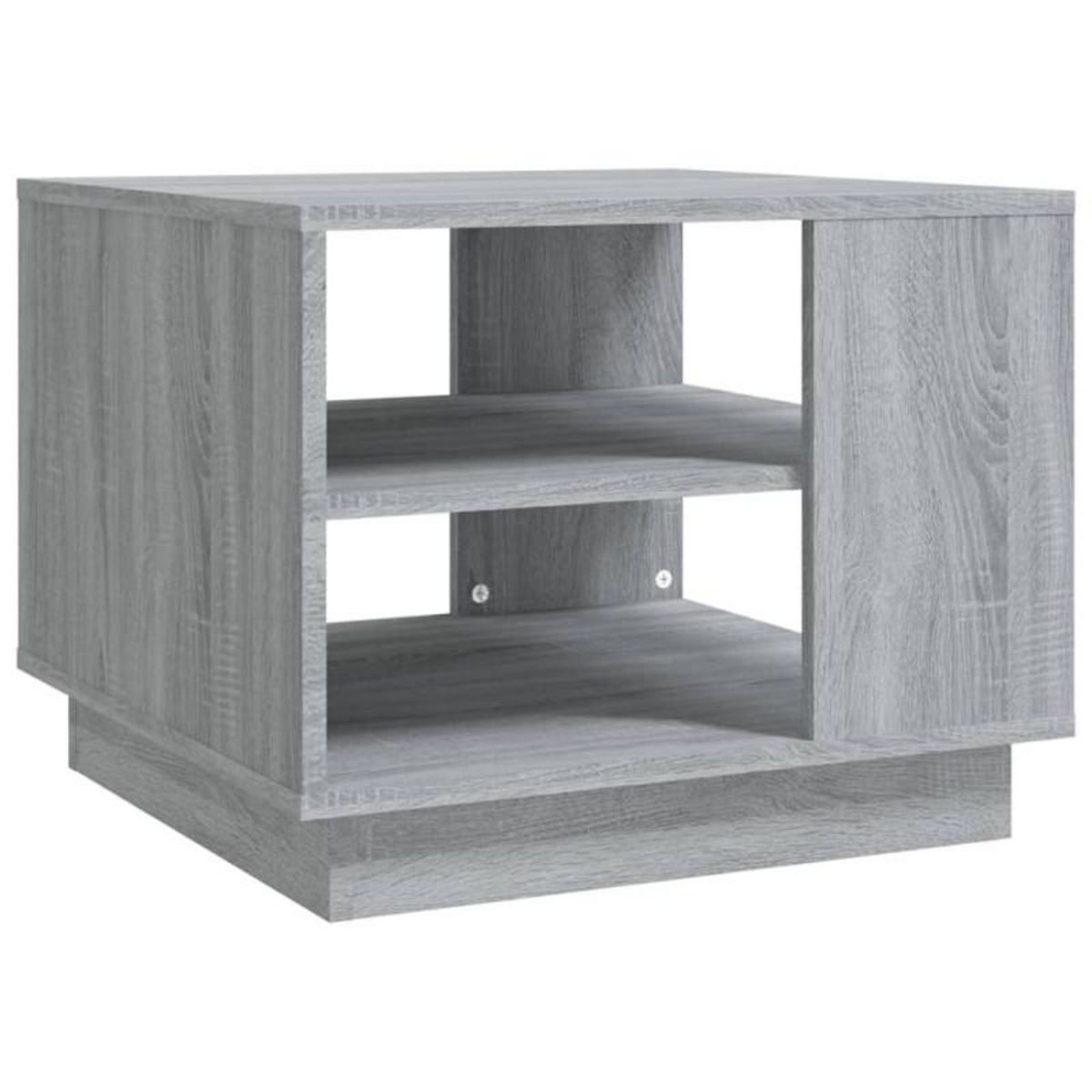 VIDAXL Table basse sonoma gris 55x55x43 cm bois d ingénierie