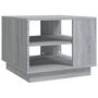 Voir la diapositive 2 : VIDAXL Table basse sonoma gris 55x55x43 cm bois d ingénierie