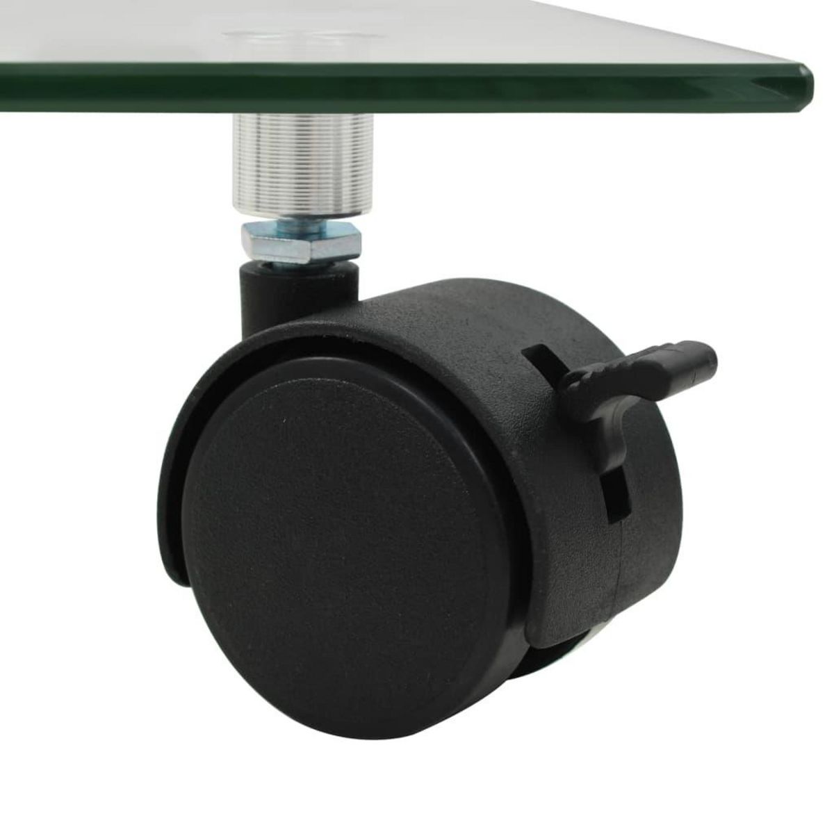 VIDAXL Support carre pour plantes 2 pcs Verre trempe 35 x 35 cm