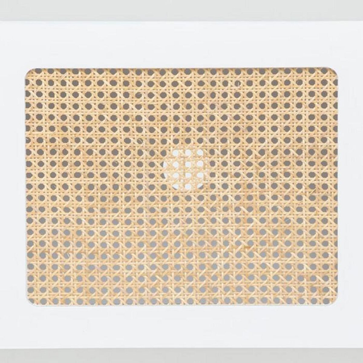 ATMOSPHERA Meuble TV 3 Portes  Cabras  140cm Blanc