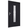 Voir la diapositive 4 : VIDAXL Porte d'entree anthracite 98x190 cm PVC