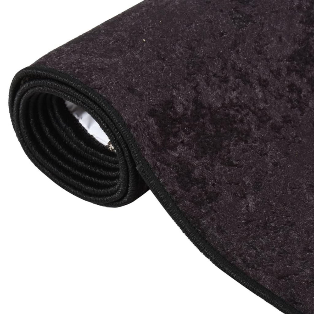 VIDAXL Tapis lavable antiderapant 190x300 cm anthracite