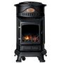 Voir la diapositive 6 : UNIVERSAL Poêle à gaz Fonte véritable 3,4KW noir Effet feu + Tuyau gaz + détendeur butane Provence UNIVERSAL