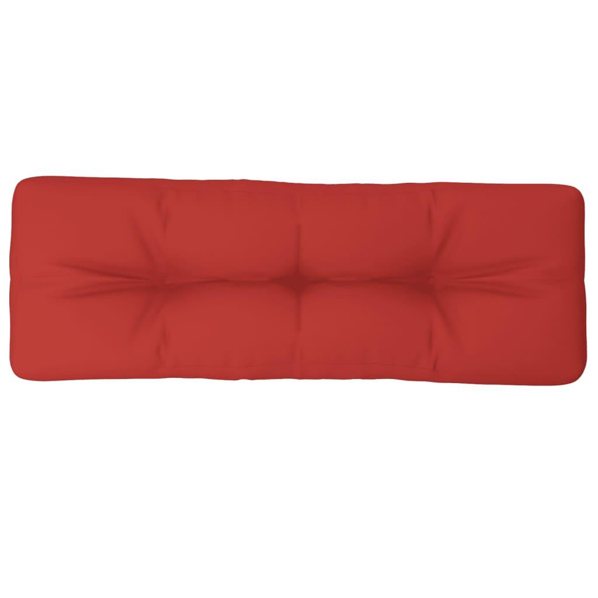 Voir la diapositive 2 : VIDAXL Coussin de palette rouge 120x40x12 cm tissu